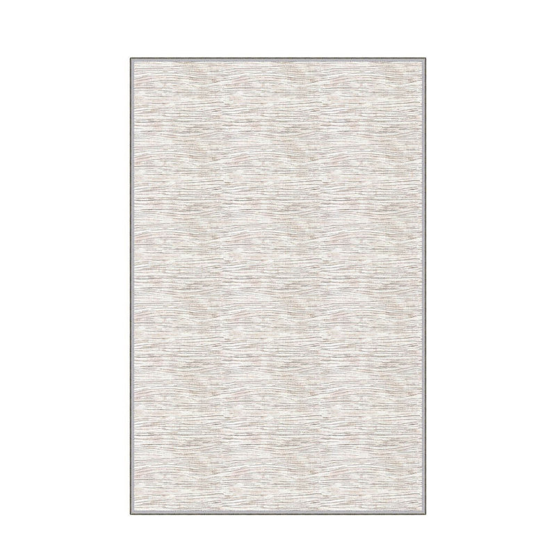 Stylish Woven Carpet, 5.2 x 7.5 Feet | 100% Polyester, 0.3 in Pile Height, Antibacterial, Non-Slip PVC Dot Underside | Machine Washable, 3D Digital Print | Perfect for Living Room, Bedroom & Home Décor