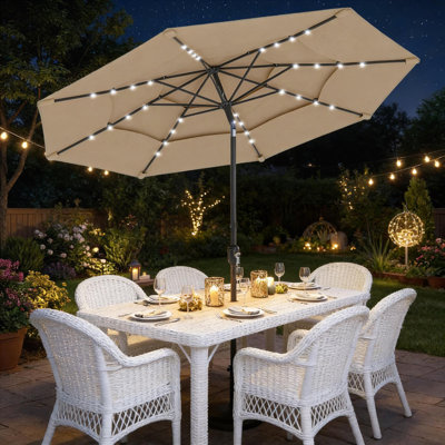 3 Tier Outdoor Table Umbrella