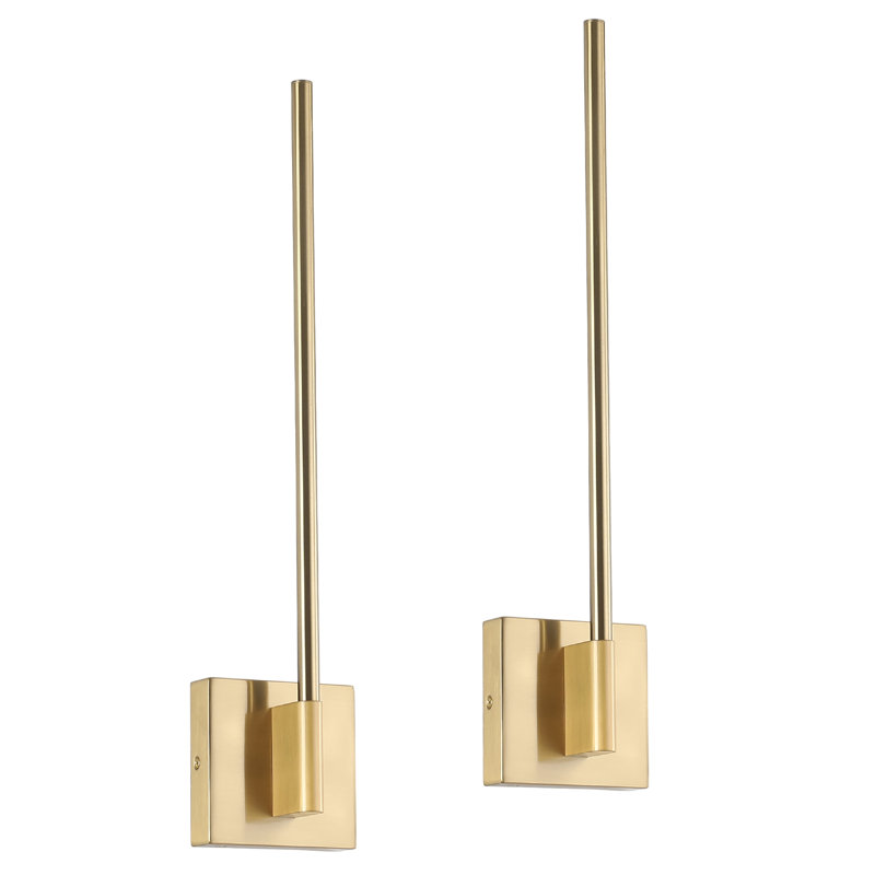 22 inch LED Wall Sconce (Set Of 2), Gold