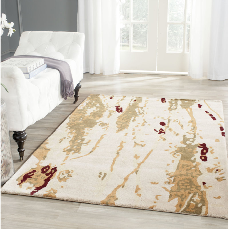 Tapis en laine touffeté à la main Jefferson, Rectangle 6 pi x 9 pi