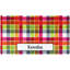 Personalized Pet Bowl Placemat, Feeding Mat For Dog & Cat - Absorbent Material & Waterproof Backing-70503840-70503973