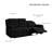 Frithiof 81" Microfiber Manual Recliner Chair Sofa with Drop Table & Cup Holders-109025359