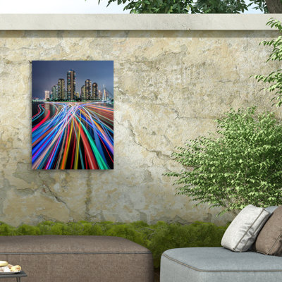 Kei Sasaki  Colors On River Outdoor  Canvas