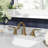 Lahara Widespread Bathroom Faucet 3 Hole, 2-handle Bathroom Sink Faucet with Drain Assembly-9741375