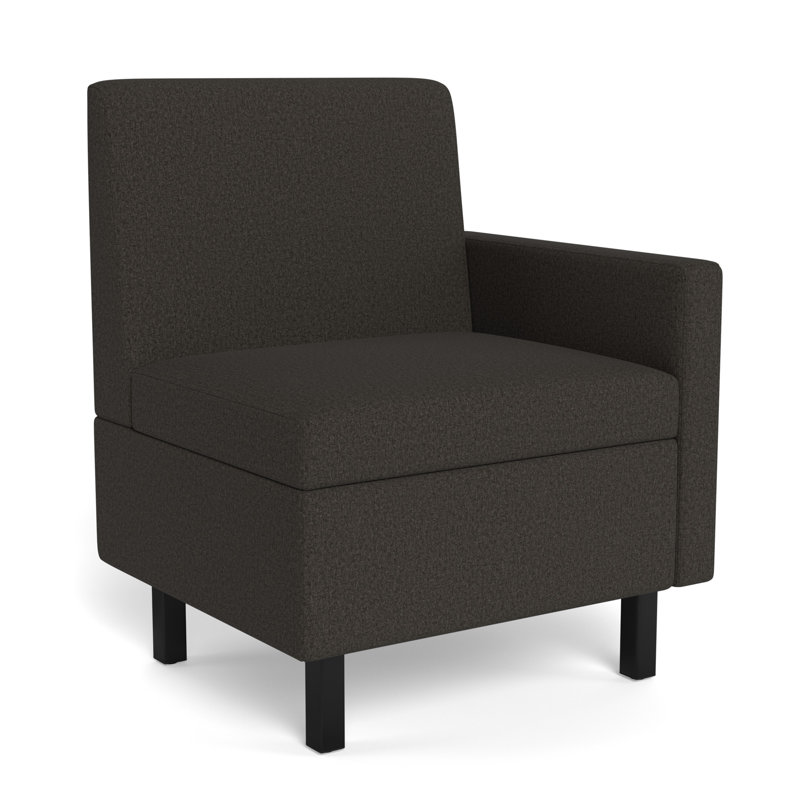 Movvi Single Seat, Left Arm, Slate