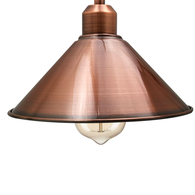 Helton Armed Sconce, Copper
