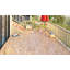 30 tuiles de terrasse en bois franc d'acacia emboîtables, 12 po x 12 po, plancher extérieur imperméable-111571504