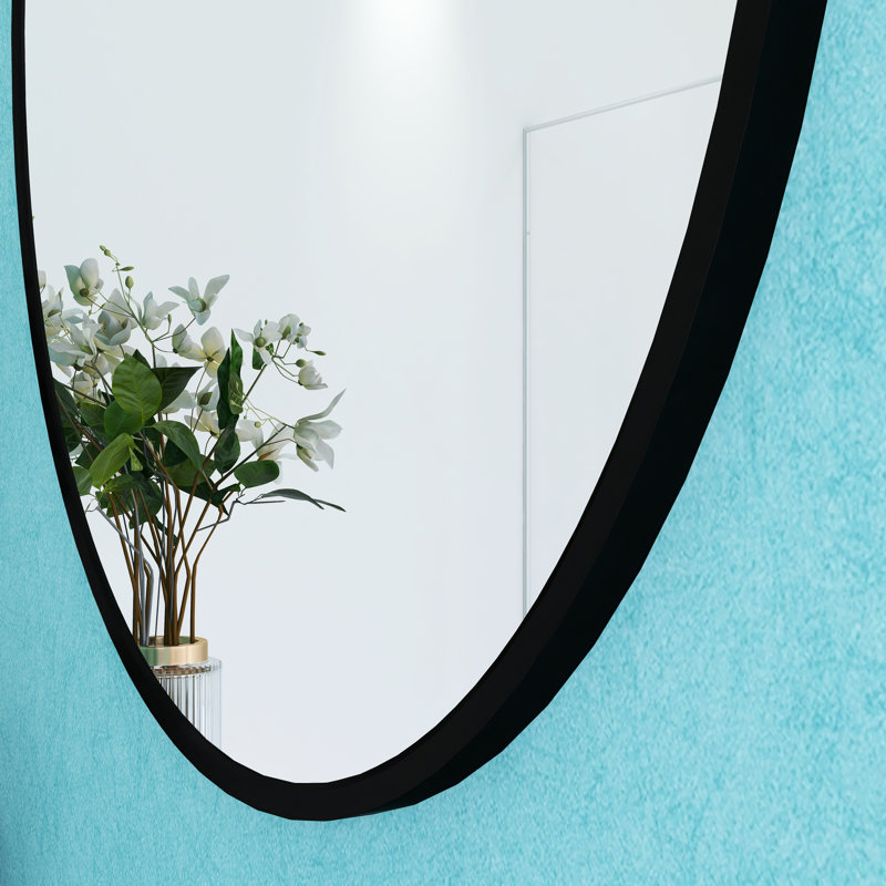 Miroir de salle de bain ovale