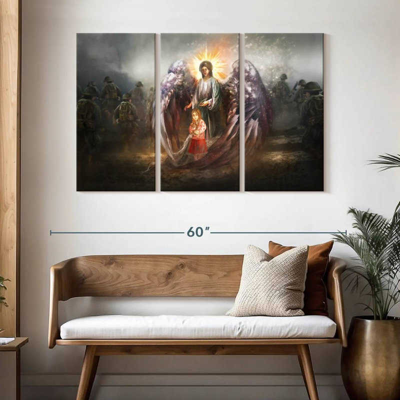 Leisha The Angel, 32" H x 50" W
