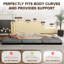 Matelas en mousse à mémoire de forme pliable 3 po Alwyn Home, matelas escamotable pliable avec housse lavable-40876997