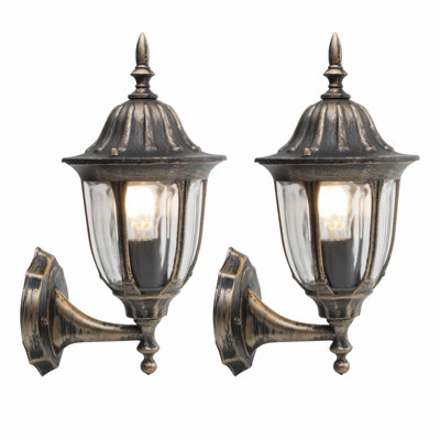 Adalyna 35.5cm H Outdoor Armed Sconce