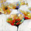 Fleurs à pois colorés - imprimé floral beige pour la décoration intérieure-976561952-976561958