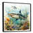 Black Floater Framed