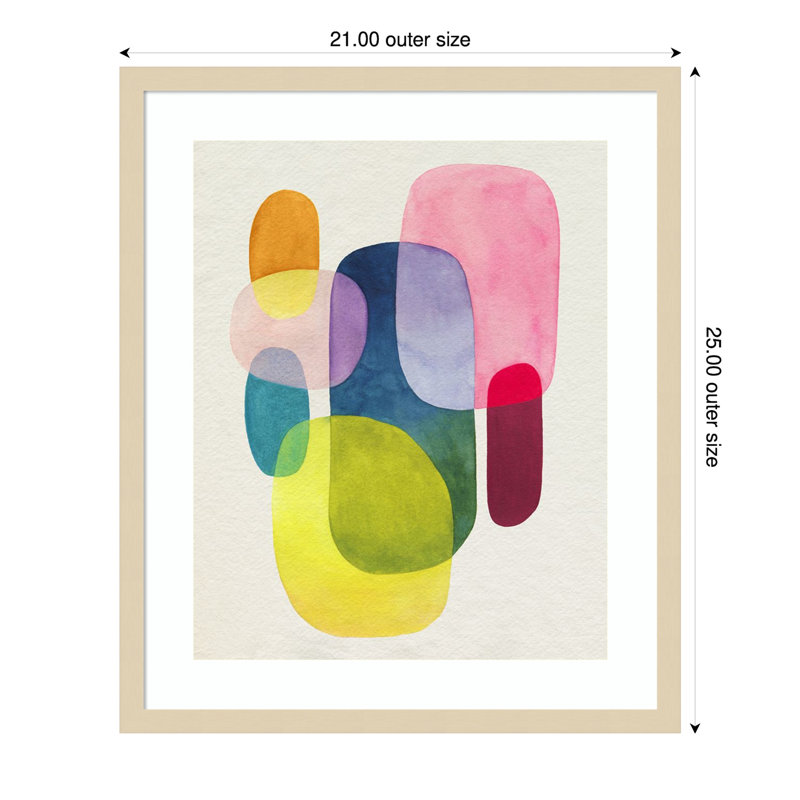 «Sunlit Spectrum I» par Grace Popp, impression sur bois encadrée, H 25 po x l 21 po