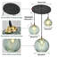 3 - Light Matte Black Cluster Pendant