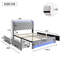 Metal Storage Bed