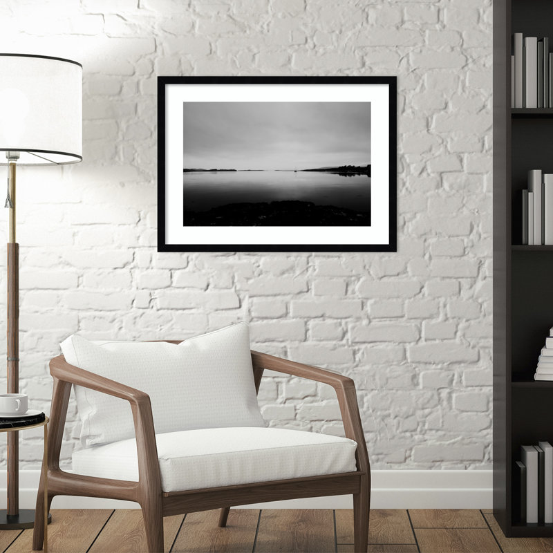 Into The Dark Night We Go by Laura Evans, Black, 19" H x 25" W