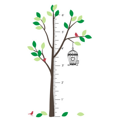 Non-Wall Damaging Growth Chart Decals