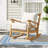 Brunswick Teak Outdoor Rocking Chair with Cushions-1044023349