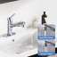 Robinet de lavabo de salle de bain avec poignée escamotable, style contemporain, poignée simple, 3 modes de jet, bonde escamotable et plaque de pont, options de corps en acier inoxydable, bouchon-121675702