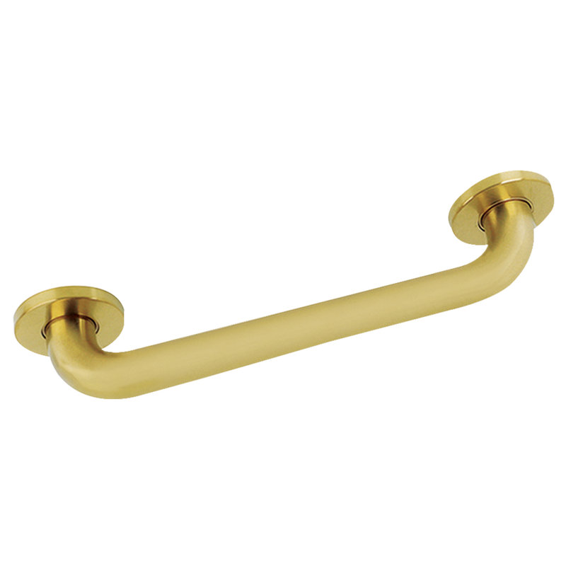 Kingston Brass Silver Sage 1-1/4 Inch O.D Grab Bar, Brushed Brass, 2.88" H x 14.75" W x 2.75" D