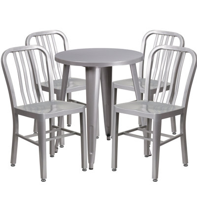 Scotia 4 - Person Patio Dining Set with Round Table