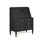 Verona - Three-Drawer Secretary Desk - Black, Natural, Champagne, Silver