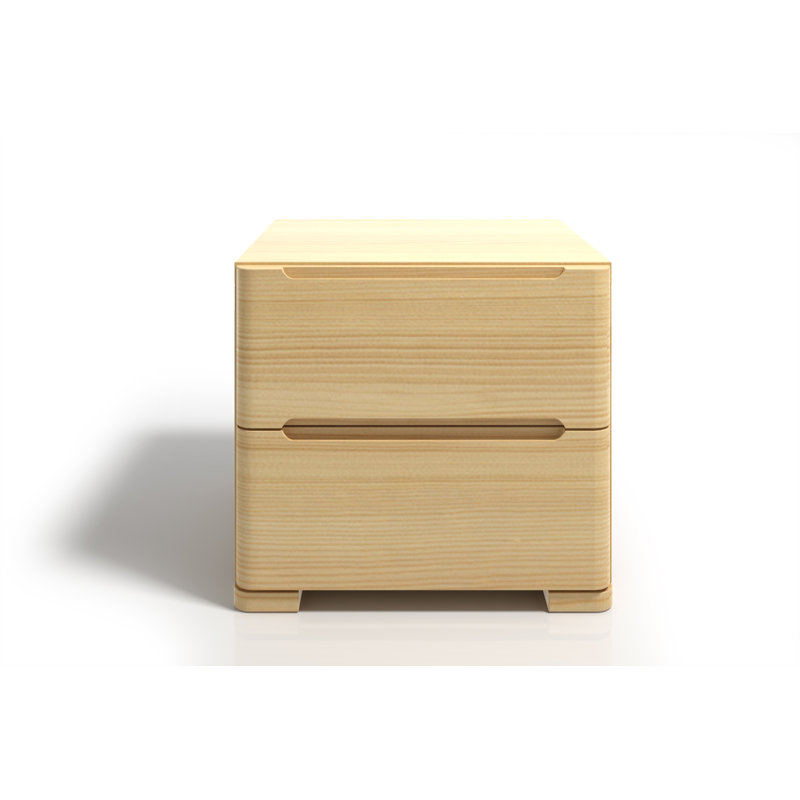 Vernon 40cm W Solid Wood Bedside Table
