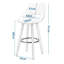 Thierry 68cm Bar Stool-1400805185