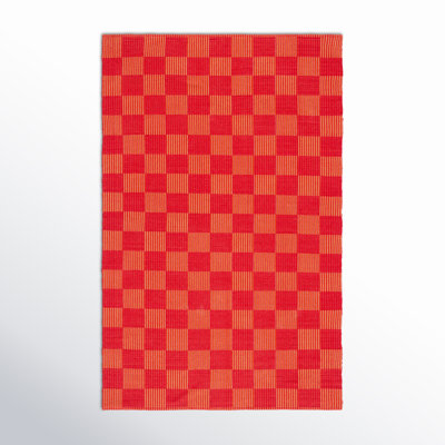 Della Area Rug in Red / Rust