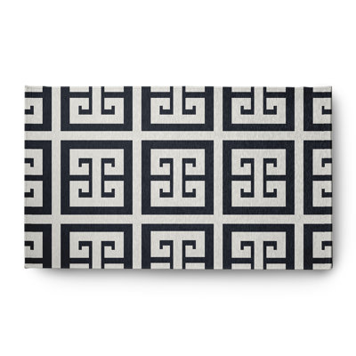 Subline Chenille Geometric Indoor Rug