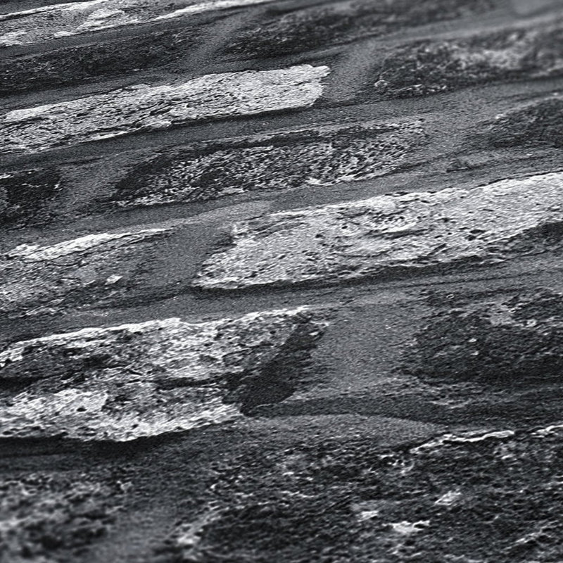 Rouleau de papier peint Bricks and More, collection Bricks and More, Noir, noir, noir, noir