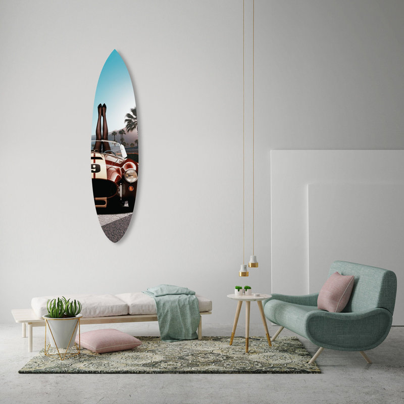 Legs Up Decorative Acrylic Surfboard by Oliver Gal