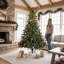 Arbre de Noël artificiel 7 pi pré-éclairé-2039569537