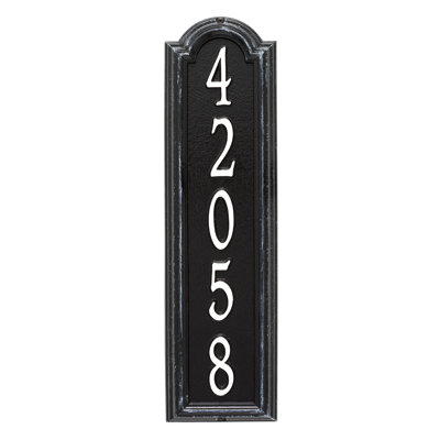 Plaque d'adresse murale personnalisée Manchester