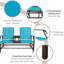 Banc oscillant avec table centrale Outsunny