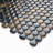 Supreme Tile Metro Round 0.8" x 0.8" Porcelain Mosaic Wall & Floor Tile-50389545