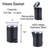 6502 Metal Step On Waste Basket - 0.8 Gallons-15866202