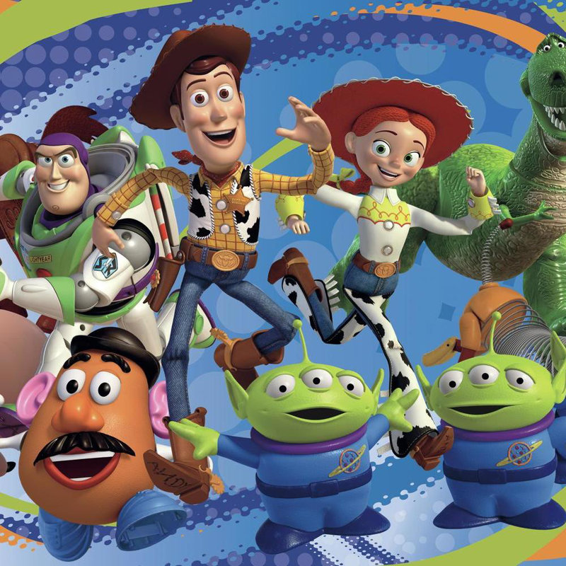 Très grand panneau mural 10,5 pi x 72 po Toy Story 3