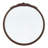 Manufactured Wood Frame Vertical Round Mirror