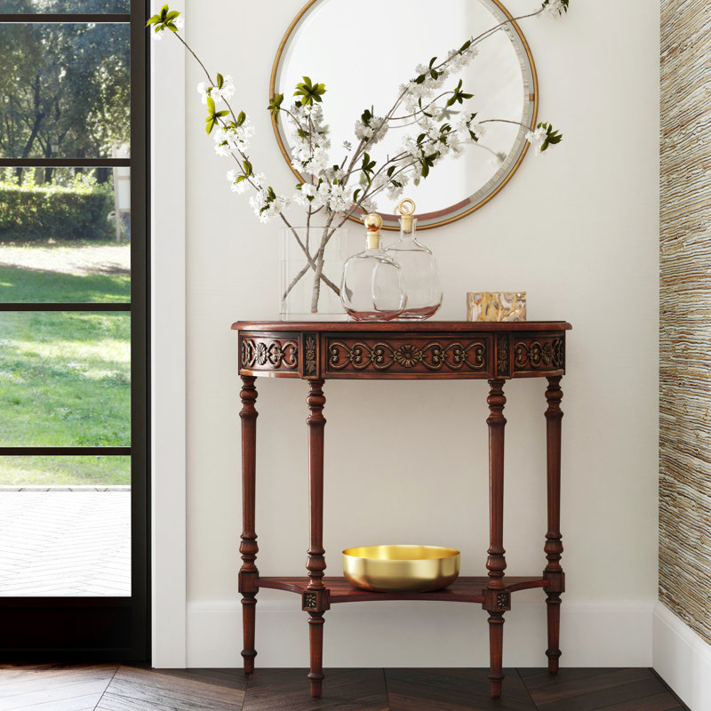 Stoke Artjom 30'' Console Table, Dark Cherry