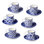 Ensemble de 6 tasses à espresso et soucoupe 6 pièces Madison