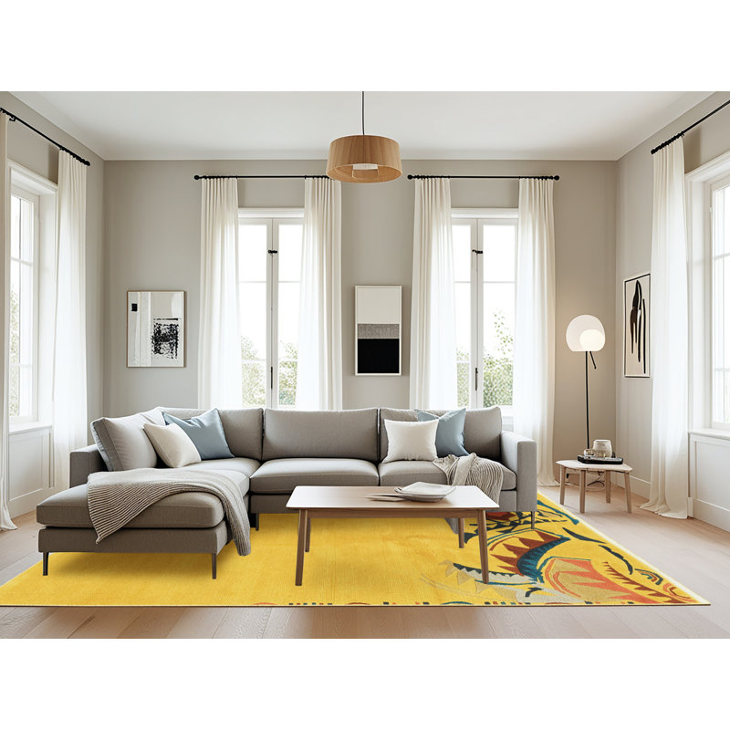 Abstract Indoor Rug, Rectangle 8' x 10'