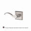 Curve Single Dummy Door Lever with Traditional Square Rose-22034259-22034262