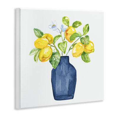 «Lemon Tree Planter», art mural sur bois par Nan