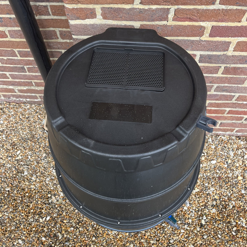 Selections 170L Weather Resistant Plastic Rain Barrel