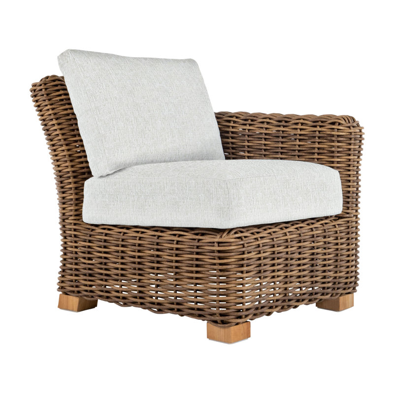 Fauteuil faisant face à la droite Montauk, Orienté à droite, Pas de soudure, Perle Bali