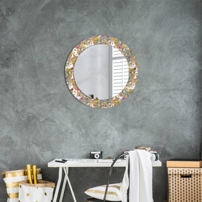 Huldar Glass Flat Wall Mirror