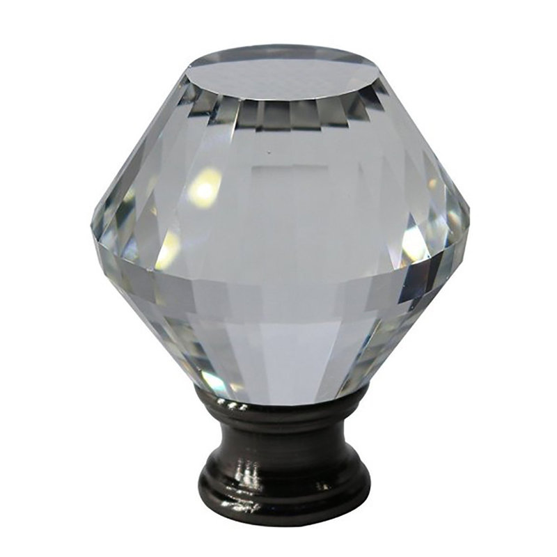 Fleuron en cristal Kreighton Catherine, Noir