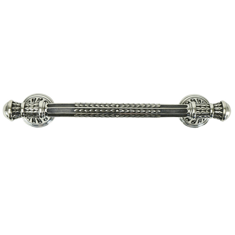 ASTORIA 5'" PULL IN BURNISHED PLATE, Silver